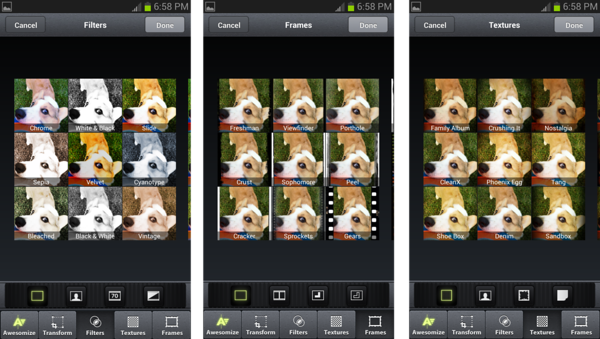 Camera Awesome editing app for iPhone and android